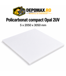 Policarbonat compact opal 2UV 5 x 2050 x 3050 mm